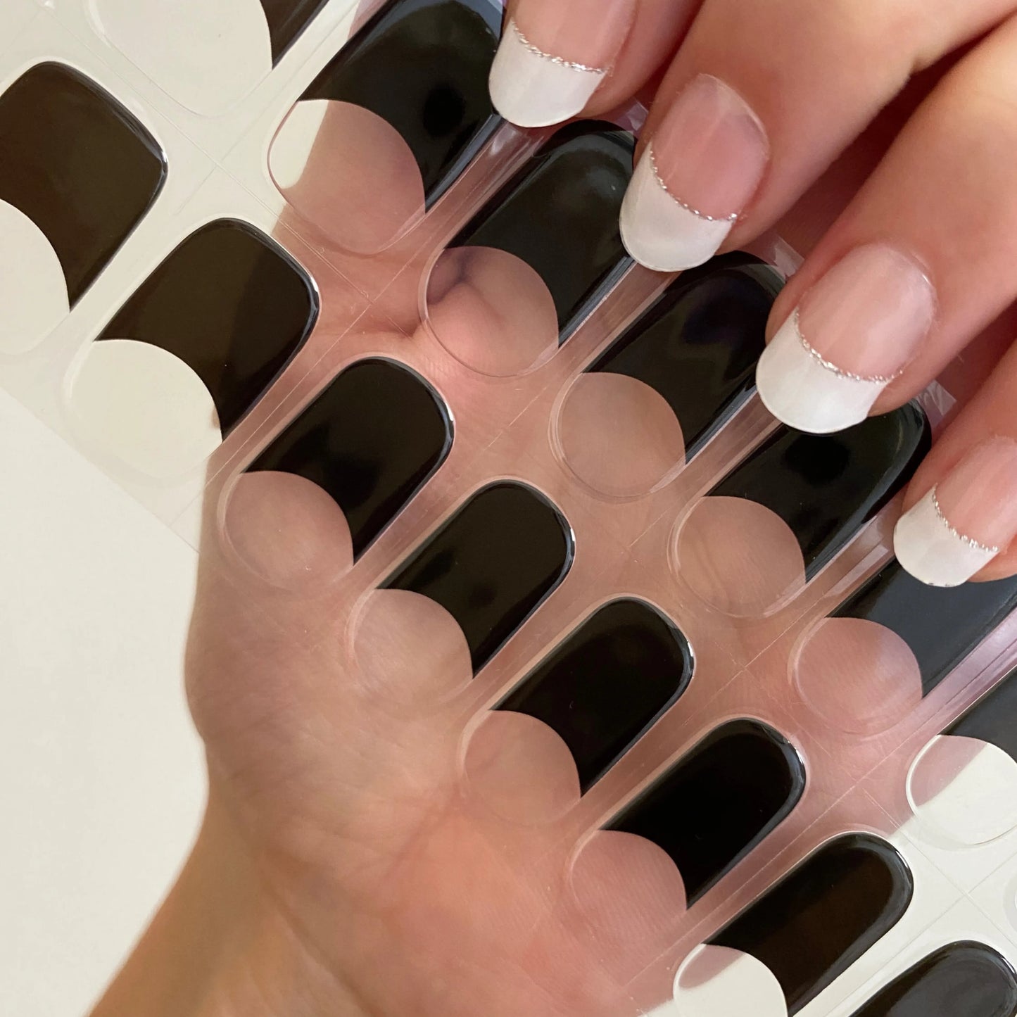 French Black - Stickers de uñas en gel