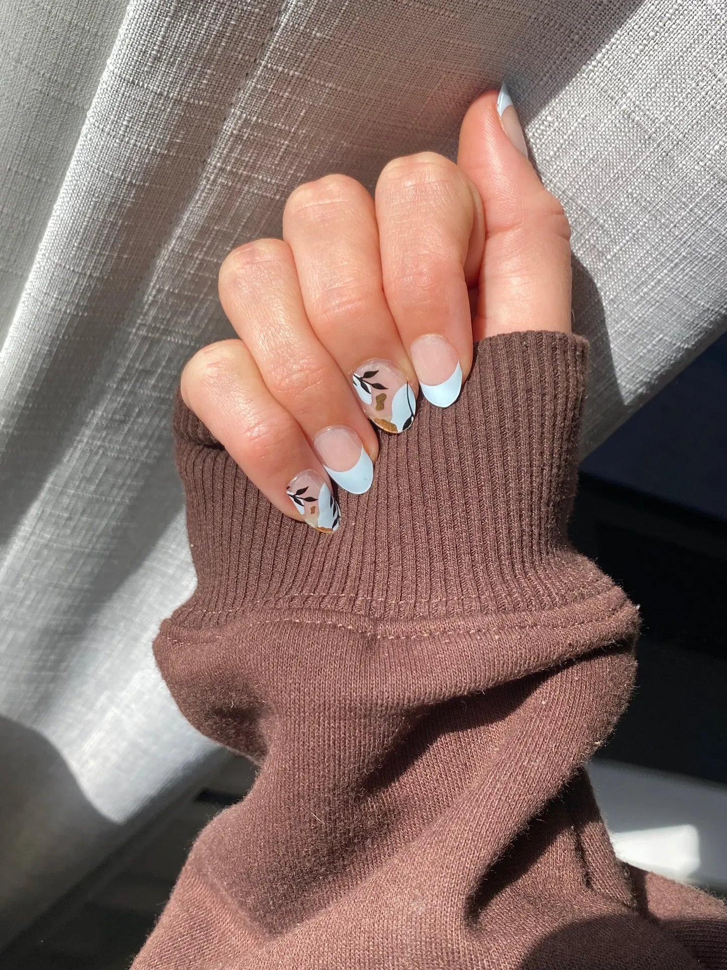 Brunette - Stickers de uñas en gel