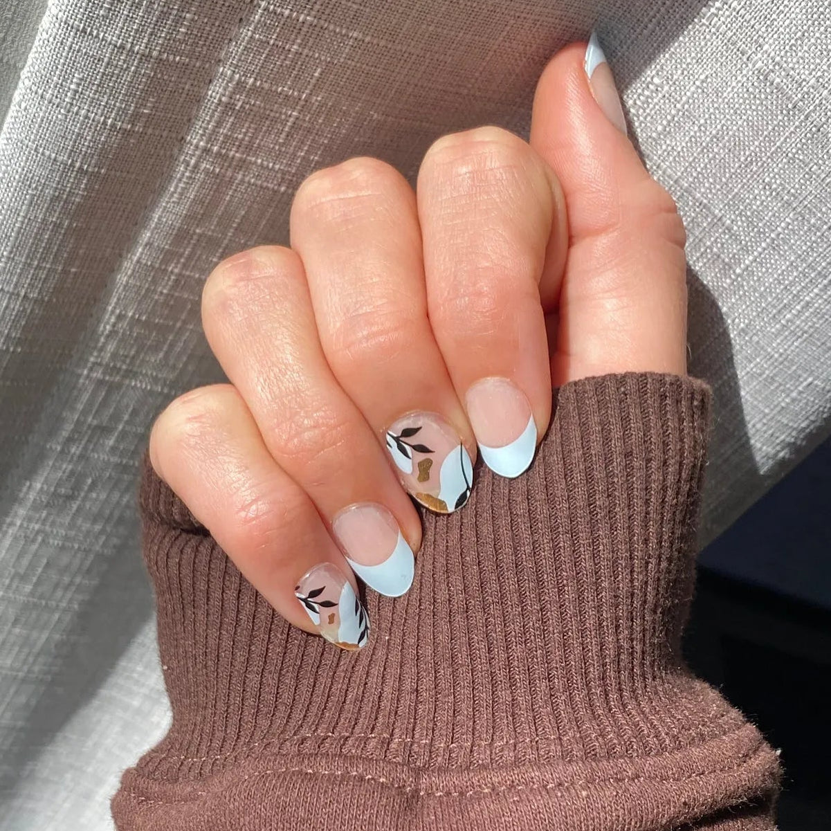 Brunette - Stickers de uñas en gel