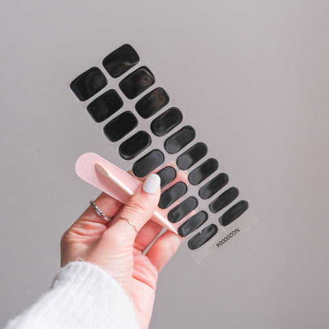 Black - Stickers de uñas en gel