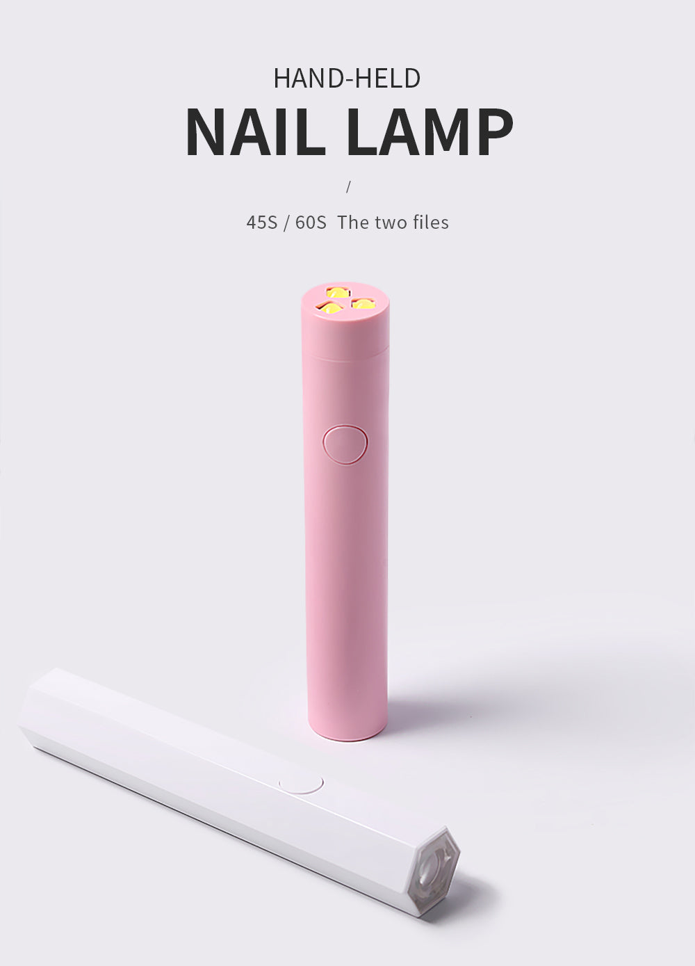 LÁMPARA DE UÑAS UV PORTÁTIL - RECARGABLE