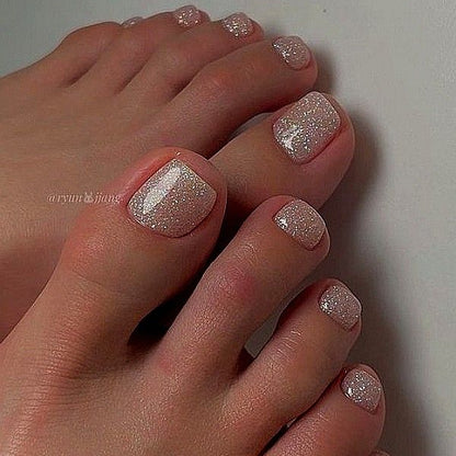 Plateada Toe  - Pedicura