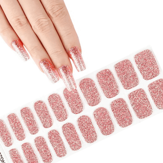 Rose Brillant - Stickers de uñas en gel