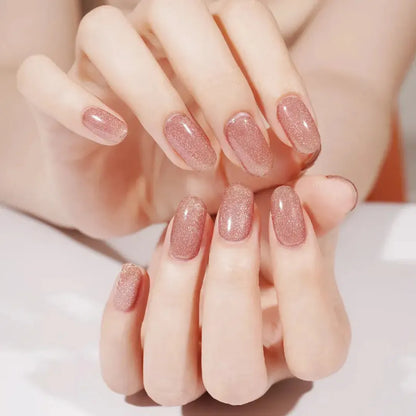 Palo Rosa ojo de Gato- Stickers de uñas en gel