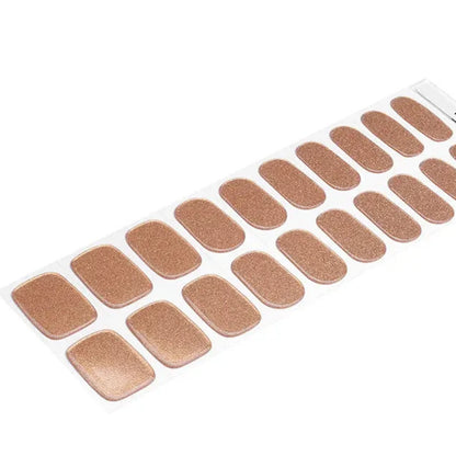 Mocca Glitter - Stickers de uñas en Gel