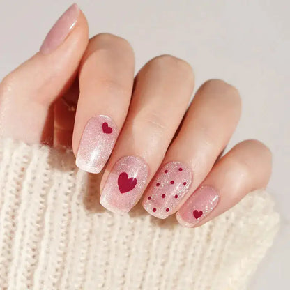 Velvet Ojo de gato Stickers de uñas en gel