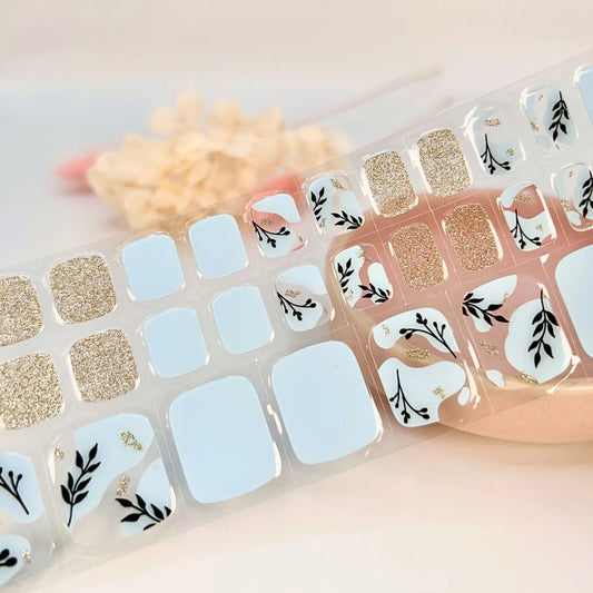 Brunette (Pedicura/Toe) Stickers de uñas en gel