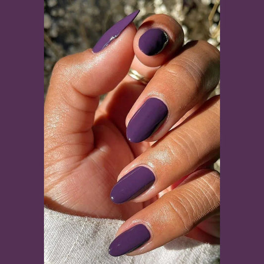 Púrpura - Stickers de uñas en gel
