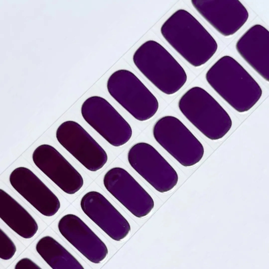 Púrpura - Stickers de uñas en gel