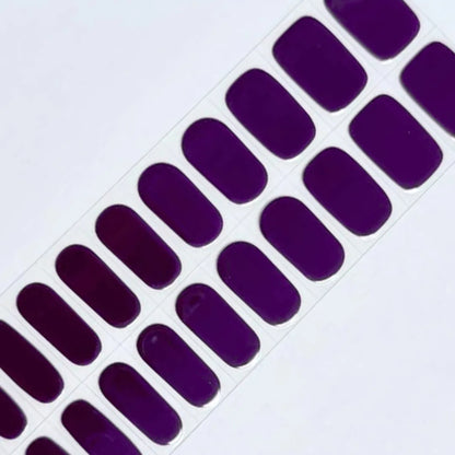 Púrpura - Stickers de uñas en gel
