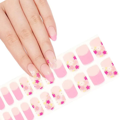 Spring French- Stickers de uñas en Gel