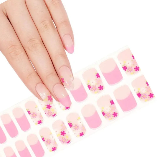 Spring French- Stickers de uñas en Gel
