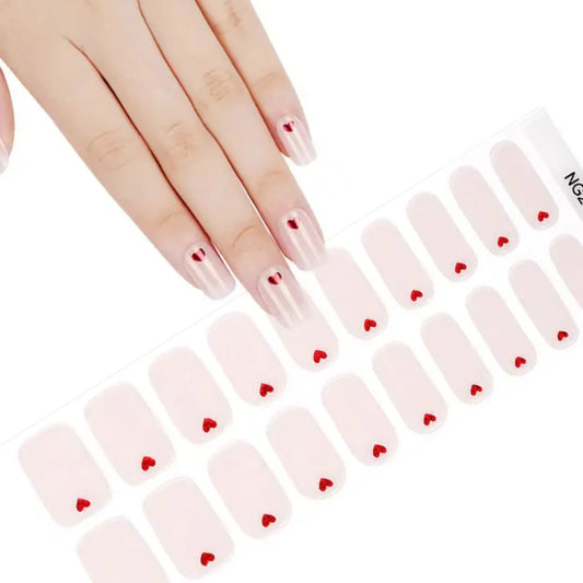 Corazon - Stickers de uñas en gel