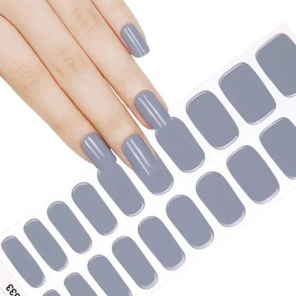 Acero - Stickers de uñas en gel