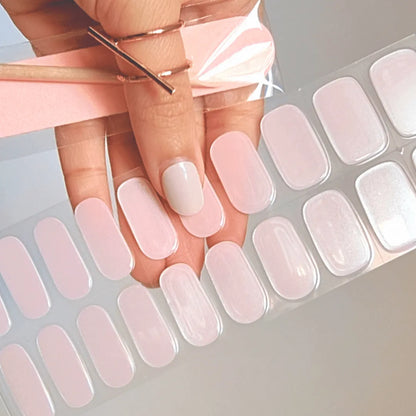 Novia (Rosado Perlado) - Stickers de uñas en gel