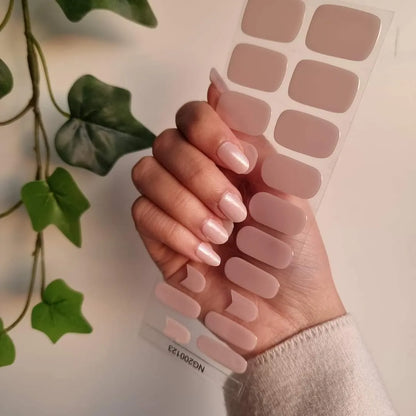 Novia (Rosado Perlado) - Stickers de uñas en gel