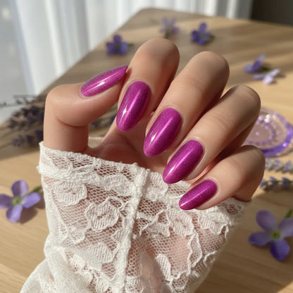 Purpura Ojo de Gato  Stickers de uñas en gel