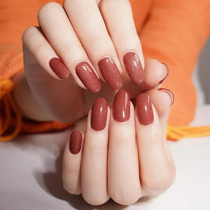 Rojo Ojo de Gato  Stickers de uñas en gel