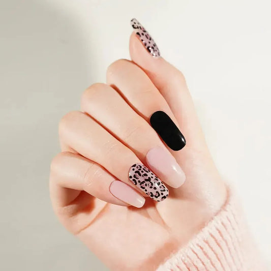 Geopardo Pink -  Stickers de uñas en gel