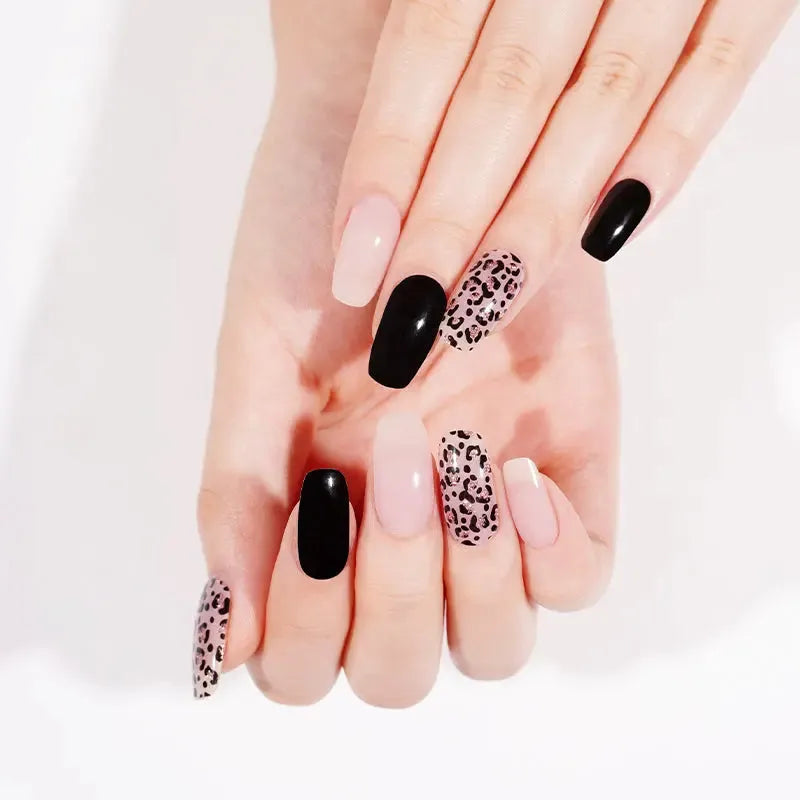 Geopardo Pink -  Stickers de uñas en gel