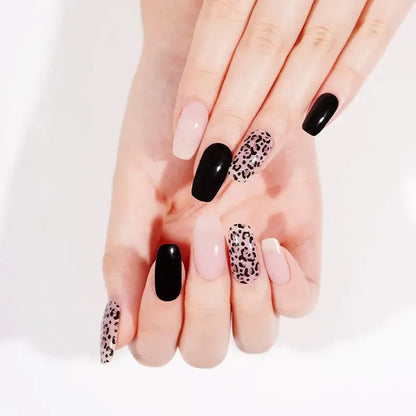 Geopardo Pink -  Stickers de uñas en gel