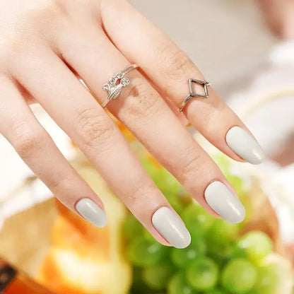 Blanco Hueso - Stickers de uñas en gel