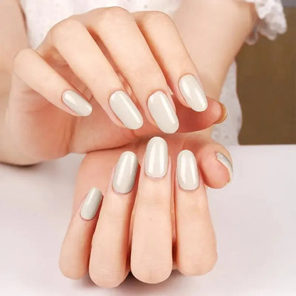 Blanco Hueso - Stickers de uñas en gel