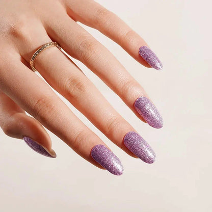 Lila Brillant  Stickers de uñas en gel